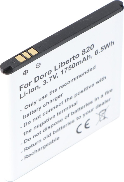 Actual product image AccuCell Doro Liberto 820 Battery DBJ-1900A