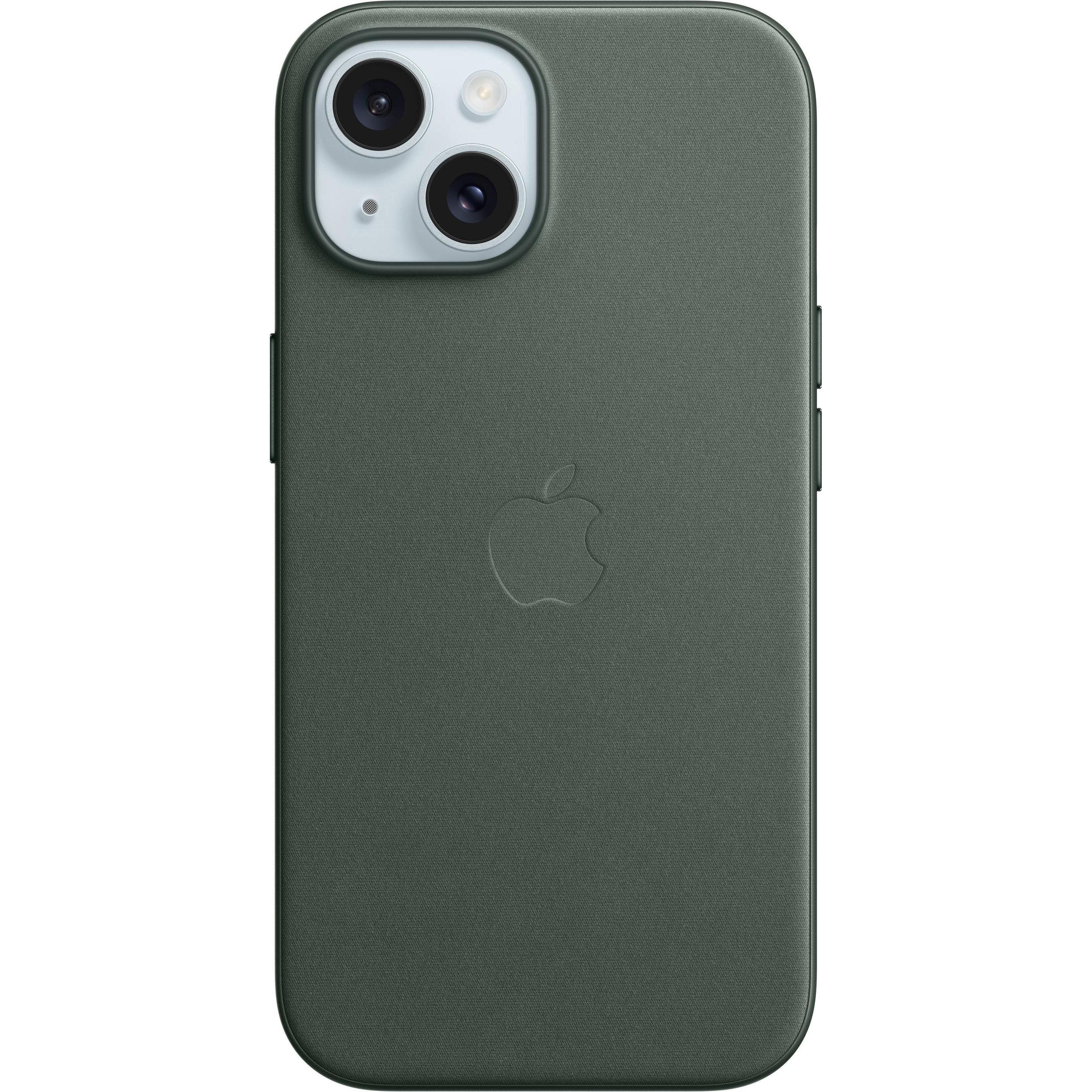 Apple Feingewebe Case mit MagSafe (Apple iPhone 15), Smartphone Hülle, Grün