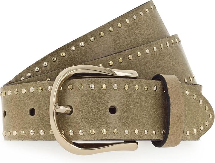 Actual product image B.Belt Studded leather belt (75)
