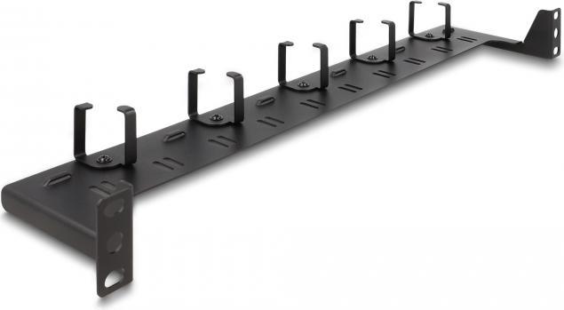 Produktbild Delock 48,30cm (19") LWL Rangierpanel 1 HE schwarz
