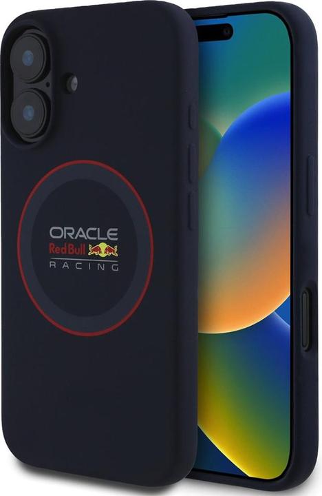 Actual product image Red Bull Racing - Silicone Red Ring MagSafe (RBHMP16M24SIILVR) - iPhone 16 Plus - Navy (Apple iPhone 16 Plus)