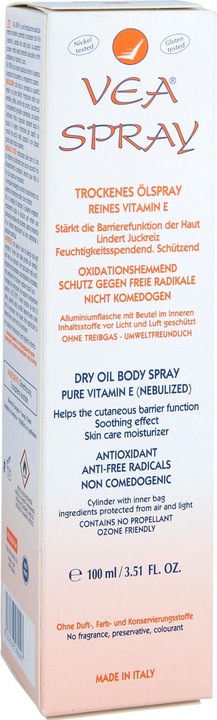 Image du produit VEA huile sèche vitamine E pure huile (Crème pour le corps, 100 ml)