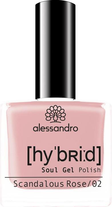 Actual product image Alessandro Hybrid Soul gel Polish Scand.Rose (717 Scandalous Rose, Gel-Effect Nail Polish)