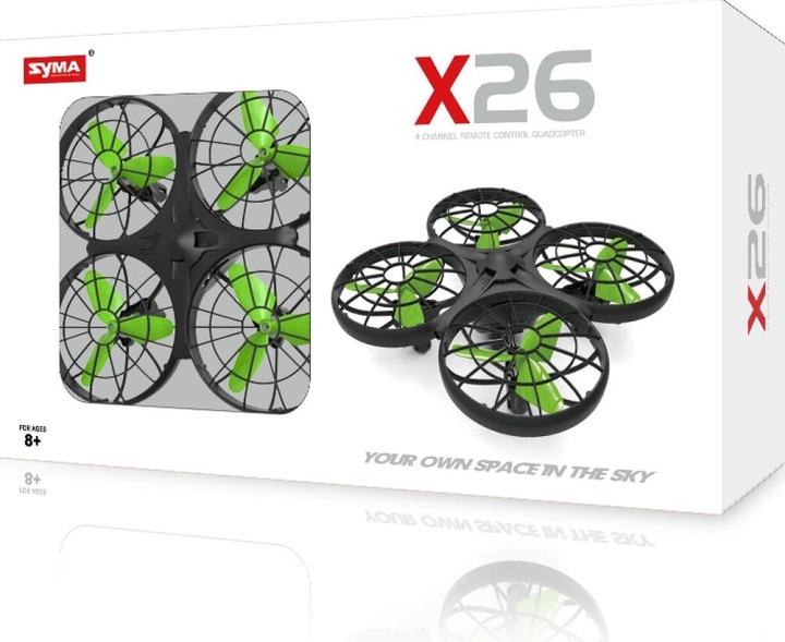 Productafbeelding Ikonka Syma X26 obstakel ontwijkende RC drone 2.4Ghz headless