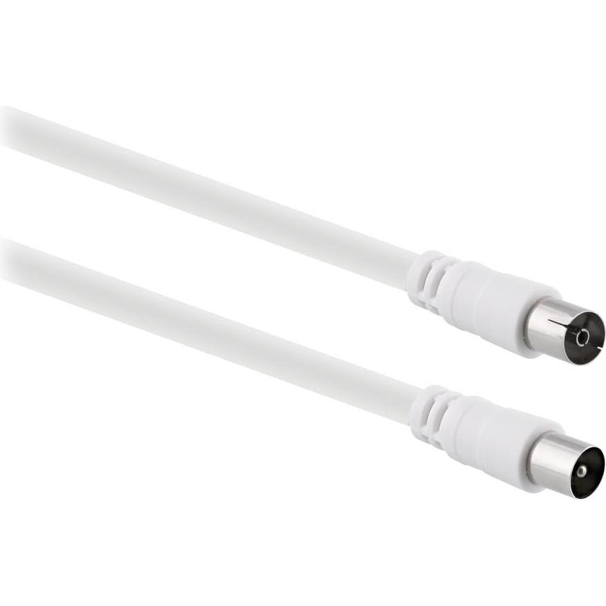 T'nB CÂBLE ANTENNE COAXIAL 1,5M M/F (BLANC) (Antennenkabel), Antennenkabel
