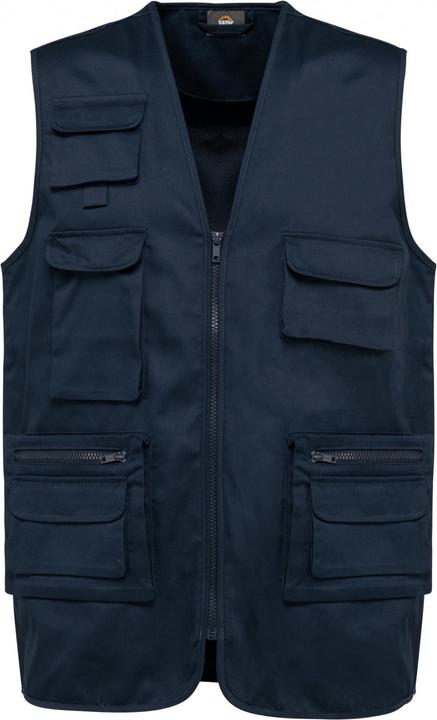 Kariban Gefütterte Polycotton-Multitaschen-Weste (L)