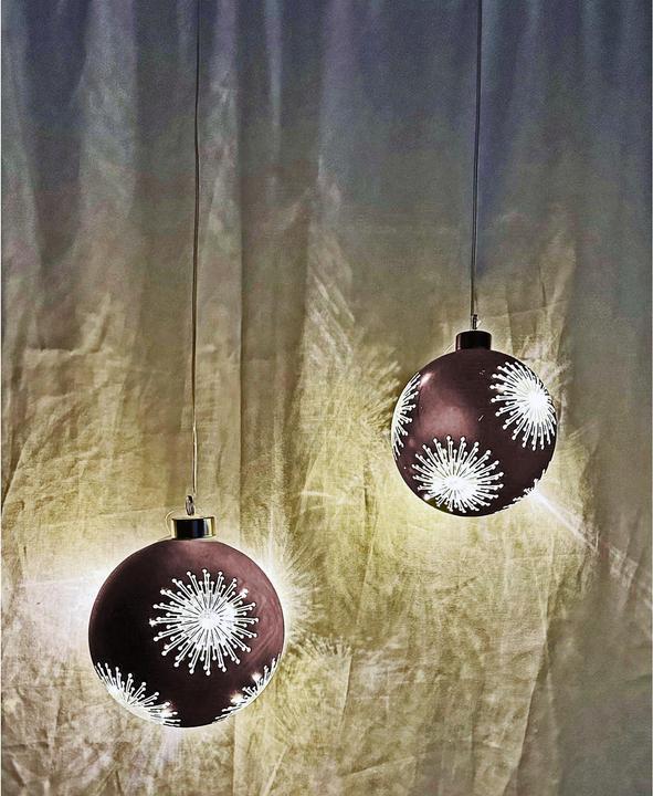 Produktbild GuGus LED Glas Kugel rot