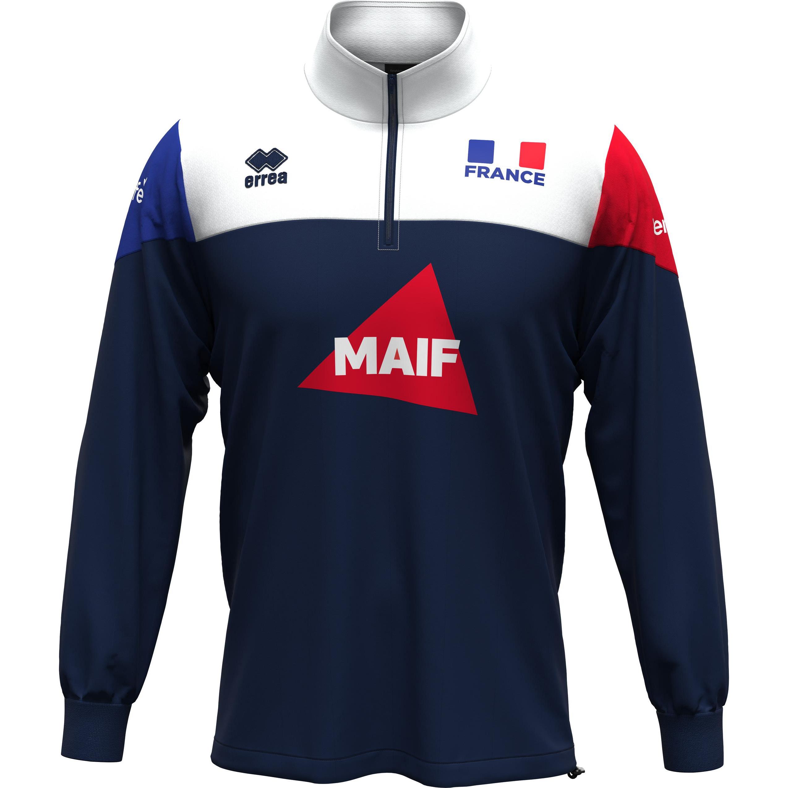 Errea, Herren, Jacke, trainingsjacke france blake aif 2024/25 (M), Mehrfarbig, M