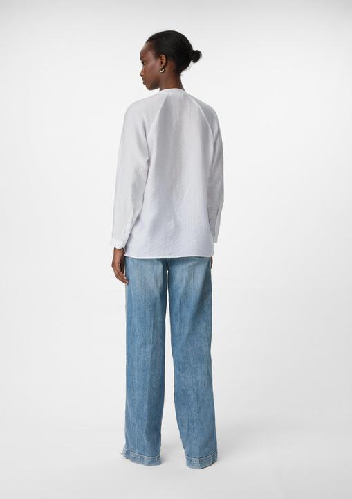 Image du produit Comma Bluse Strukturierte Tunikabluse aus Lyocellmix (44)