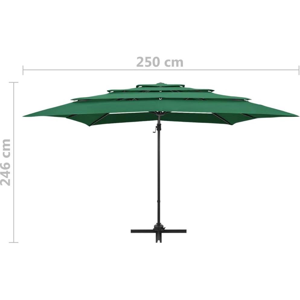VidaXL, Sonnenschirm, Mikko (2.50 m)