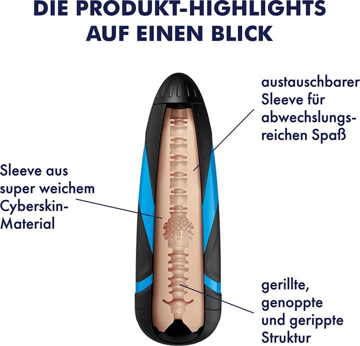 Produktbild Satisfyer Men Sleeve Tri Delights