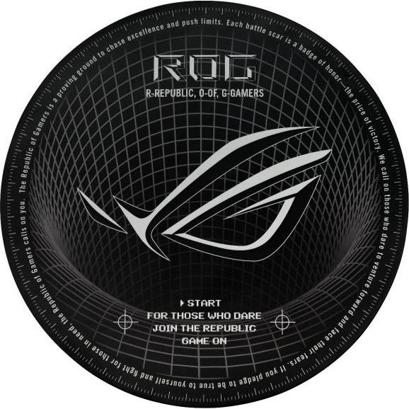 ASUS ROG Cosmic Mat II Mouse Pad, Mausmatte, Schwarz