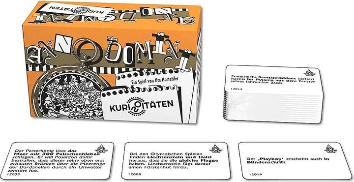 Actual product image Abacus Anno Domini Curiosities (German, 2 - 8 Players)