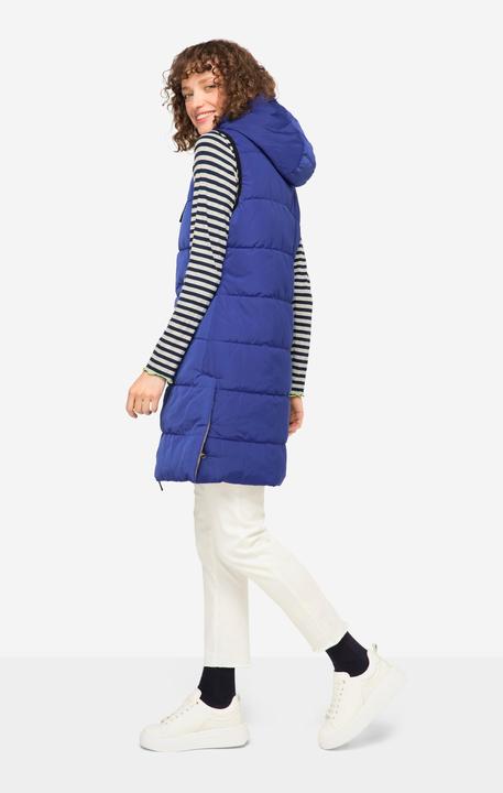 Produktbild Laurasøn Wende-Weste, lange Form, Stepp, Kapuze, 2-Wege-Zipper (L)