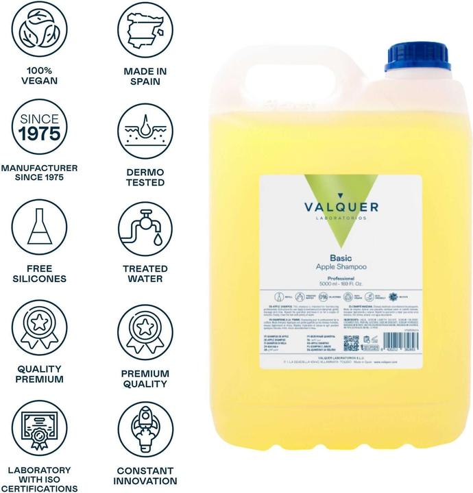 Produktbild Valquer Shampoo Apfel 5000ml