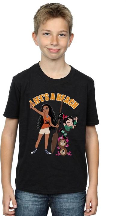 Produktbild Disney Wreck It Ralph Moana And Vanellope TShirt Jungen (140, 146)