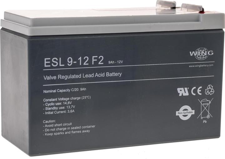Wing Ersatz Bleiakku USV 12V/9Ah