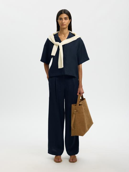 Immagine prodotto Selected Slflyra 2/4 Boxy Linen Blend Shirt Noos (42)