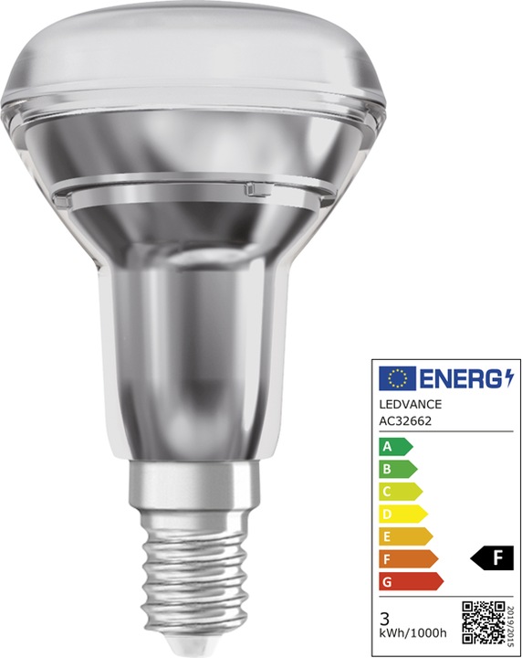 Actual product image Osram Reflector lamps (E14, 2.60 W, 210 lm, 2 x, F)