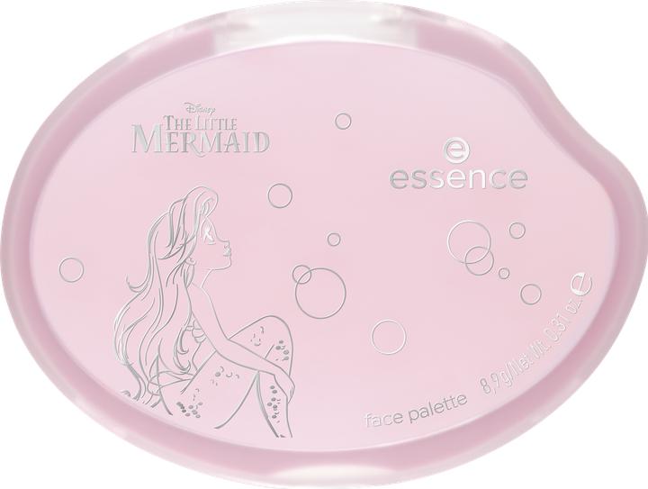 essence Disney THE LITTLE MERMAID face palette (01, The World Is My Oyster, Bronzer, Highlighter, 8.90 g)