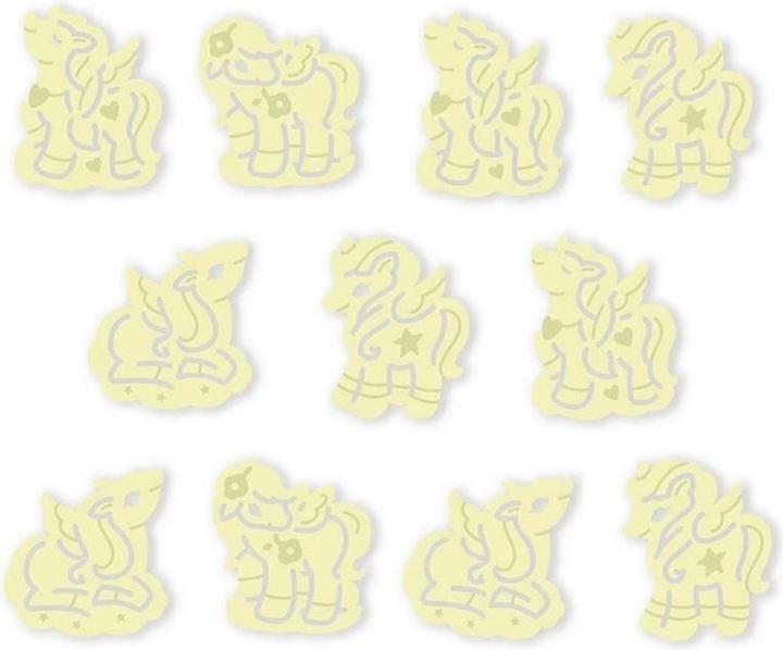 Produktbild 4M Fosforescerend PACK: eenhoorns bevat 12 stuks (17.70 x 1.50 cm)