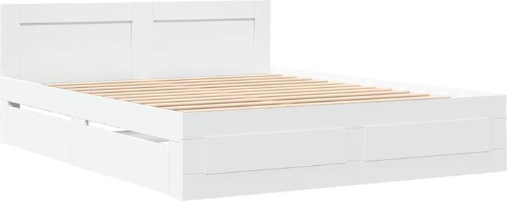 Actual product image VidaXL Bettgestell mit Kopfteil (150 x 200 cm)