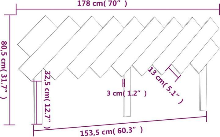 Immagine prodotto VidaXL Ute (178 x 3 x 80,5 cm)