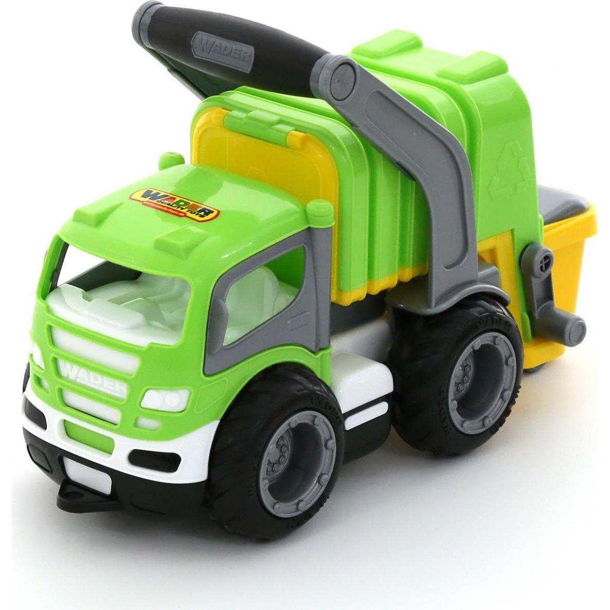 Wader Toy garbage truck 28.5 cm with handle GripTruck