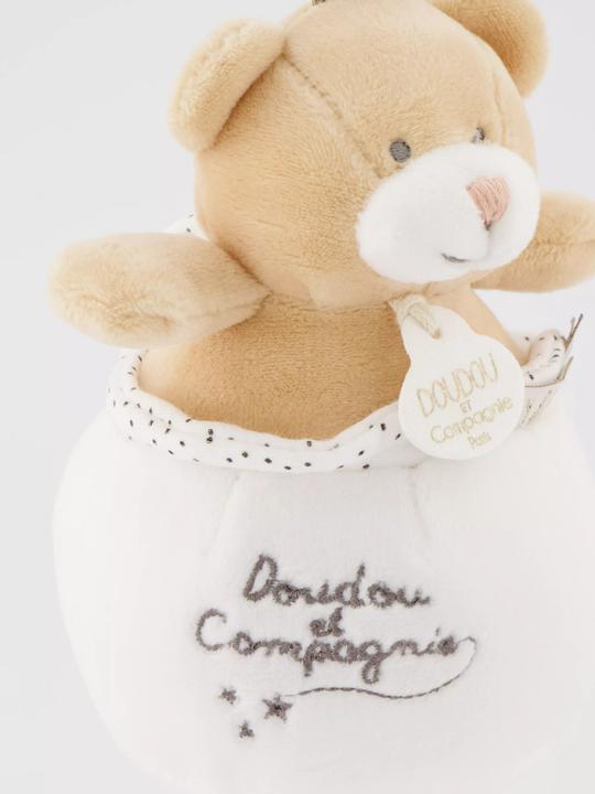 Actual product image Doudou et Compagnie Music music box prince bear
