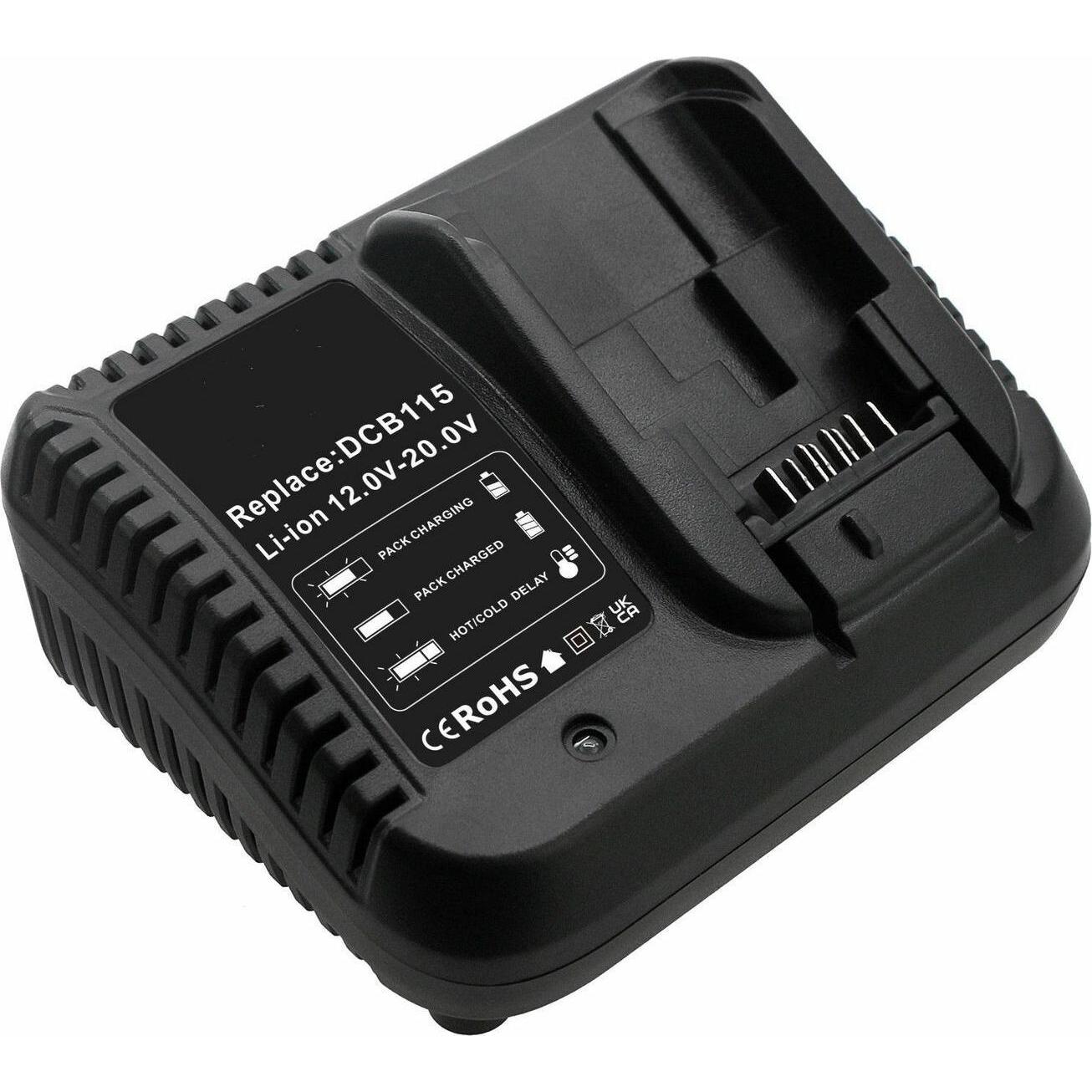CoreParts, Werkzeugakku + Ladegerät, Charger for DeWalt Power