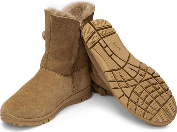 Image du produit Vitaform Stiefeletten Damen Weite H Veloursleder & Doubleface (35, 36, 37, 38, 39, 40, 41, 42, 43, 44)