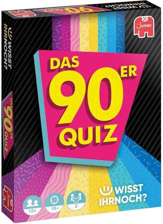 Productafbeelding Jumbo Das 90er Quiz: Wisst Ihr Noch? (Duits, Frans, Italiaans, 2 Spelers)