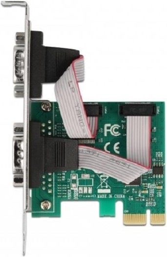 Actual product image Delock PCI Express card 90046 2x serial / RS232