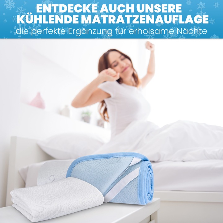Produktbild Mara Vital Kühlender Kissenbezug 2er Set (Kopfkissenbezug, 40 x 80 cm)
