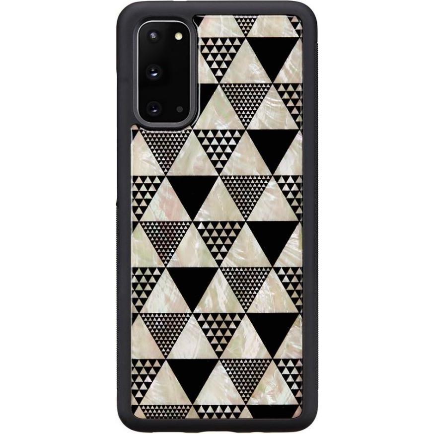Ikins case for Samsung Galaxy S20 pyramid black (Samsung Galaxy S20+), Smartphone Hülle, Schwarz