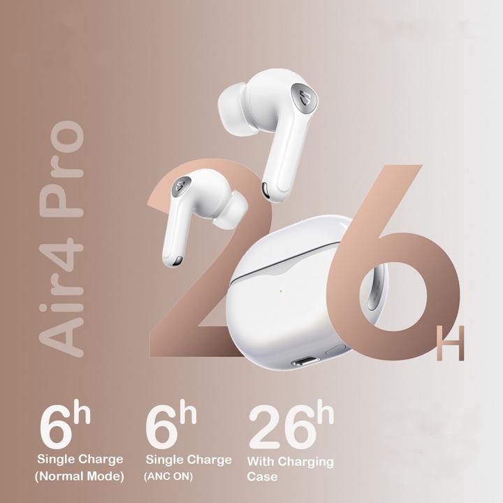 Productafbeelding Soundpeats Air4 Pro (ANC, 4 h, Draadloze)