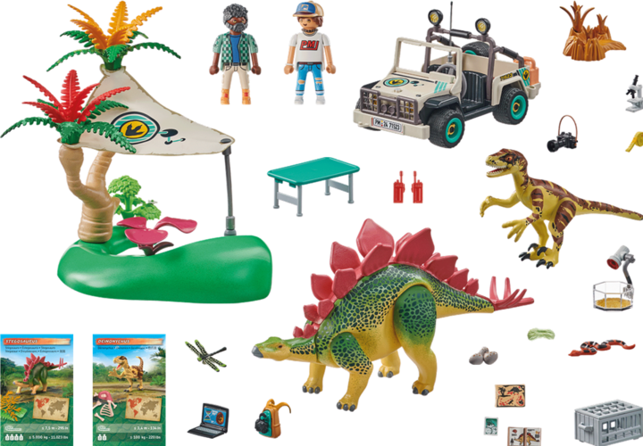 Image du produit Playmobil Camp de recherche avec des dinosaures (71523, Dinosaures Playmobil)