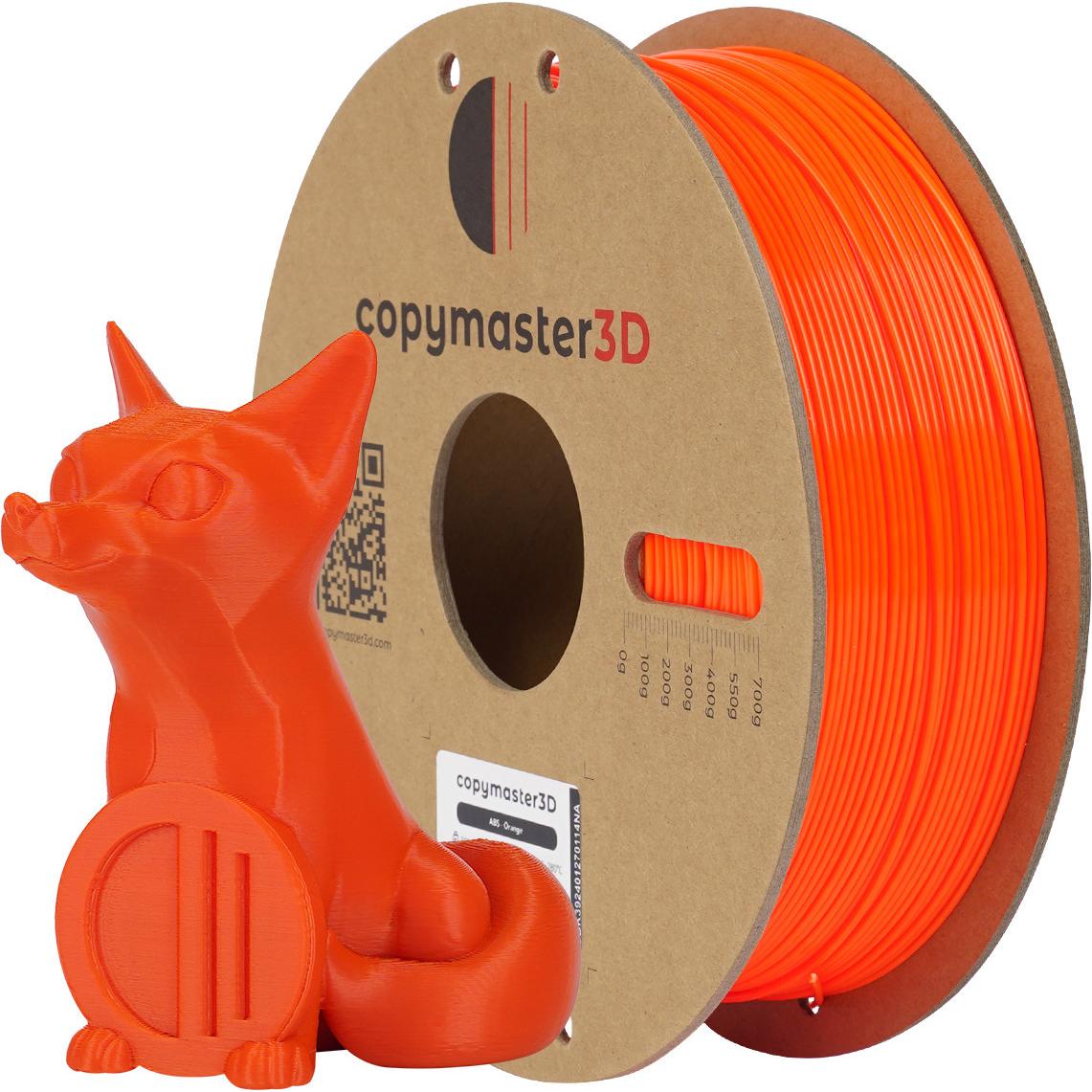 Copymaster3D ABS Filament for 3D Printer, 1.75 mm, orange (ABS, 1.75 mm, Arancia), Filamenti stampa 3D, Arancia
