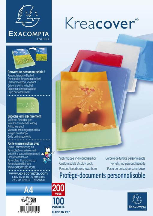 Immagine prodotto Exacompta Visualizzare le cartelle (A4, 80 x)