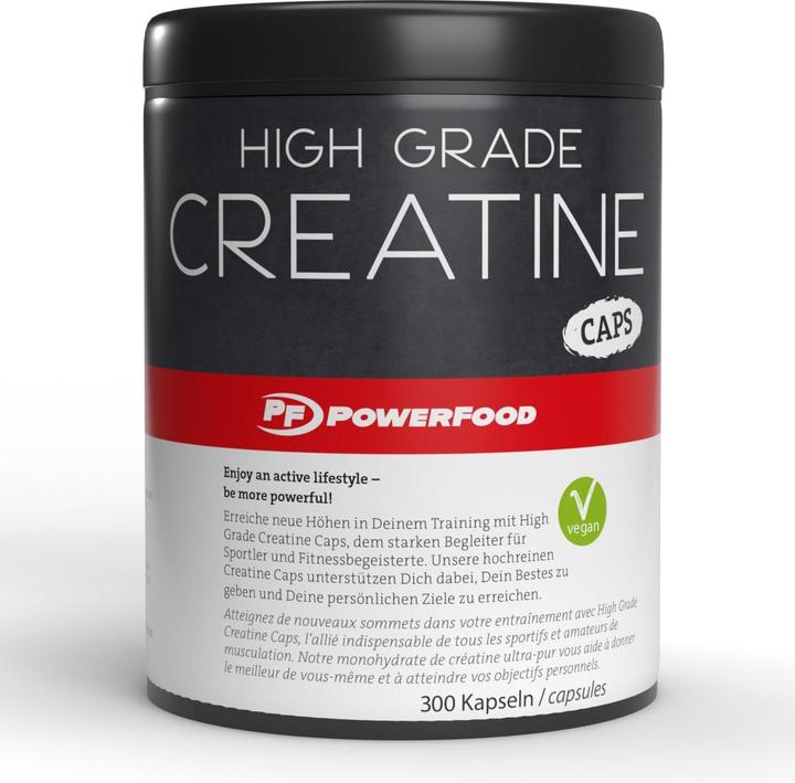 Immagine prodotto Powerfood Creatina di alta qualità (300 Pezzo/i, Pillole, 348.90 g)