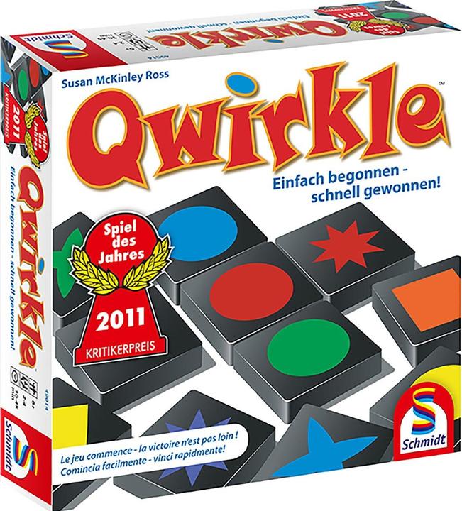 Productafbeelding Schmidt Spiele Qwirkle (Duits, Frans, Italiaans, 2 - 4 Spelers)