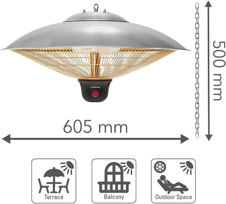Produktbild Trotec Infrarotheizung IR 2000 SC (2000 W)