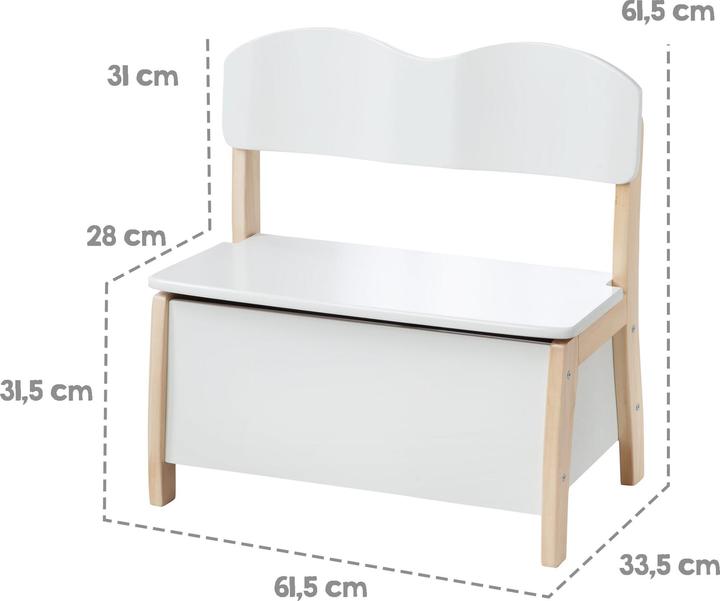 Actual product image Roba Children chest bench nature (Children bench)