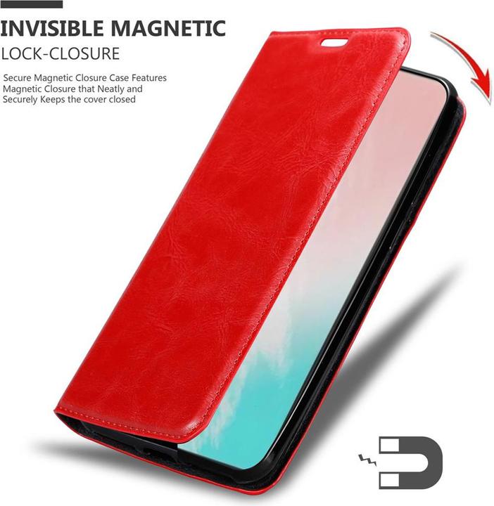 Actual product image Cadorabo Book Invisible Magnet Cover (Samsung Galaxy Note 20+)
