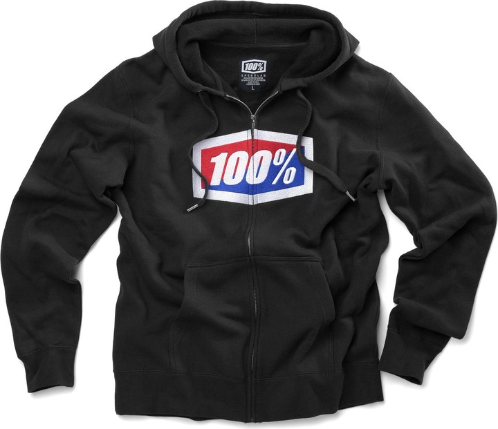 Actual product image 100% Hoody Official Zip (XL)
