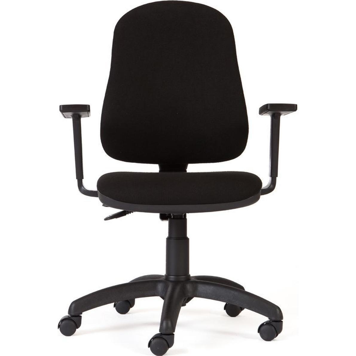Rocada, Bürostuhl, Bürodrehstuhl mit Armlehne schwarz