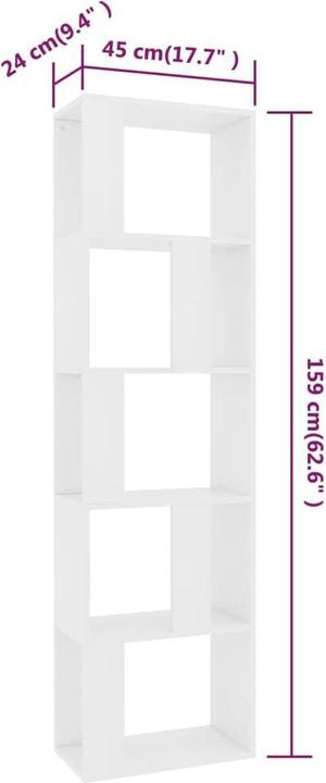 Immagine prodotto VidaXL Jaycee (45 x 24 x 159 cm)