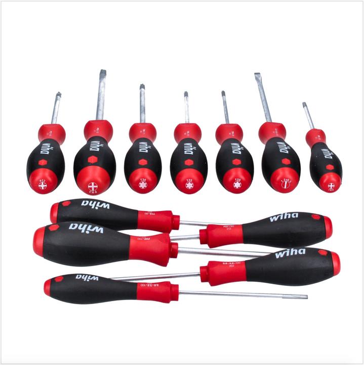 Actual product image Wiha Workshop screwdriver set (Slotted screws, Torx (TX), Pozidriv cross recess (PZ), Phillipps cross recess (PH))