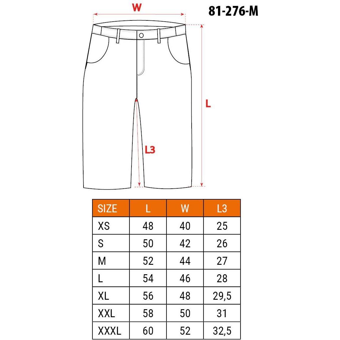 Neo, Herren, Shorts, PREMIUM Shorts 62% Baumwolle 35% Polyester 3% Elasthan Grösse M, Grau, (M)