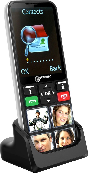 Produktbild Geemarc Seniorentelefon SOS-Knopf Hörgerätekompatibel (2.40", 4G)